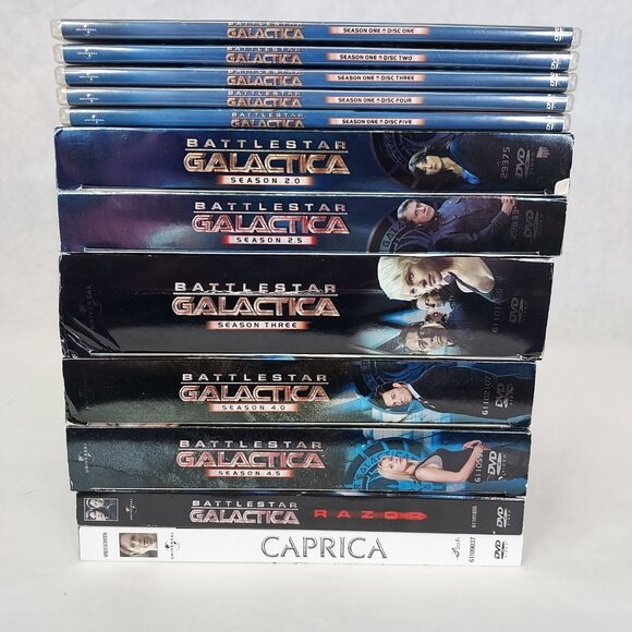 Battlestar Galactica: Complete Series (DVD 2005) Season 1-4.5 Caprica Razor FLAW - Picture 2 of 11
